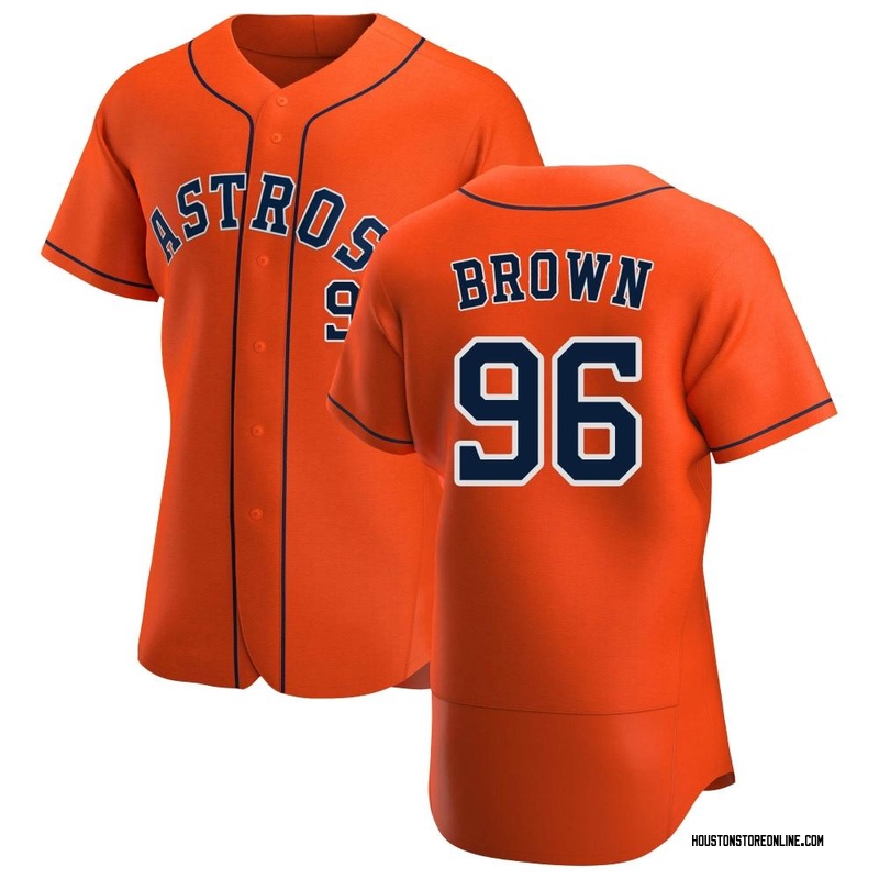 HOUSTON Astros MLB Baseball Blue/Orange Team Throwback Jersey