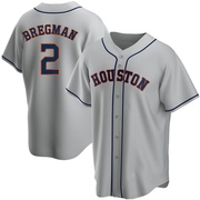 Alex Bregman Youth Houston Astros Road Jersey - Gray Replica