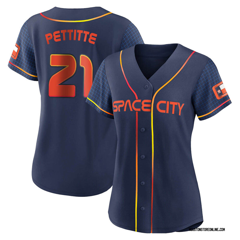 Men's Andy Pettitte Houston Astros Replica Orange Alternate Jersey