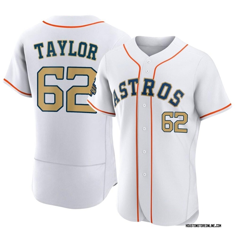 Men's Houston Astros Nike White/Gold 2023 Gold Collection Replica Jersey