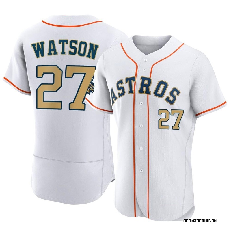 Men's Bob Watson Houston Astros Authentic Gray Road Jersey