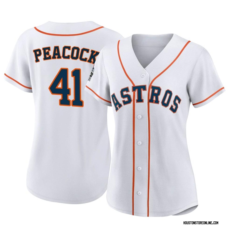 Women's Brad Peacock Houston Astros Replica Gray Road 2020 Jersey