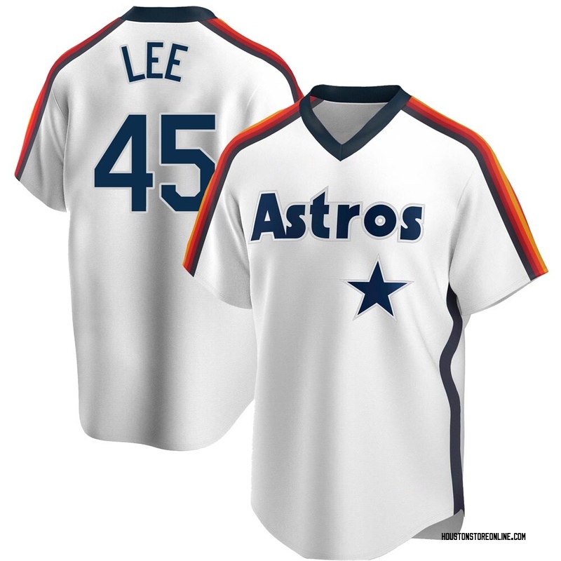 Youth Carlos Lee Houston Astros Replica Navy Alternate Jersey