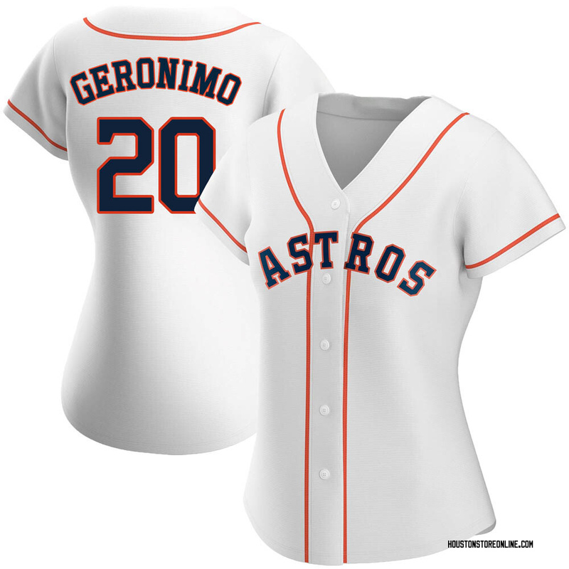 Women's Cesar Geronimo Houston Astros Authentic Gray Road 2020 Jersey