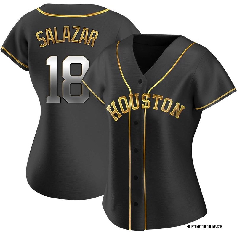 Houston Astros Nike Women's 2023 Gold Collection Replica Jersey - White/Gold