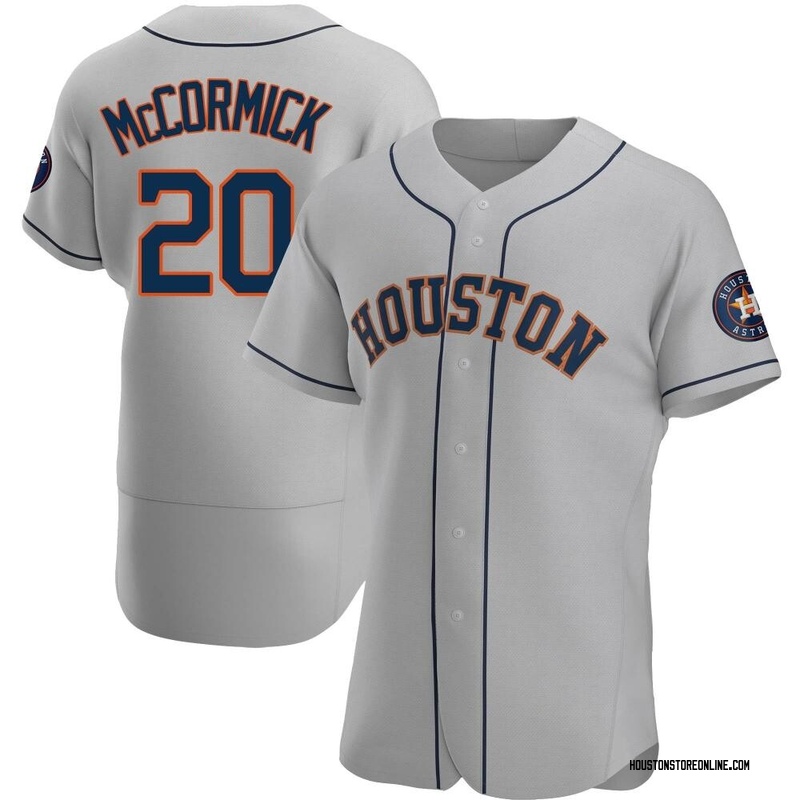 Men's Chas McCormick Houston Astros Authentic Orange Alternate Jersey