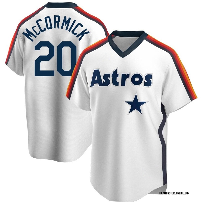 Youth Chas McCormick Houston Astros Replica Gray Road Jersey