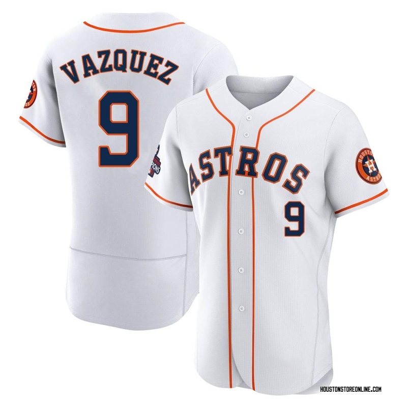 Youth Christian Vazquez Houston Astros Replica Orange Alternate Jersey