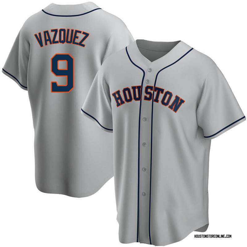 Men's Majestic Justin Verlander Gray Houston Astros Road Authentic  Collection Flex Base Player Jersey