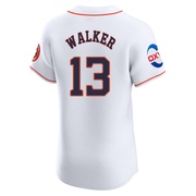 Christian Walker Men's Houston Astros Home Patch Jersey - White Elite