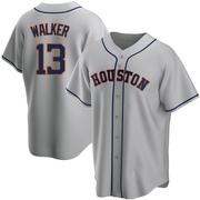 Christian Walker Men's Houston Astros Road Jersey - Gray Replica