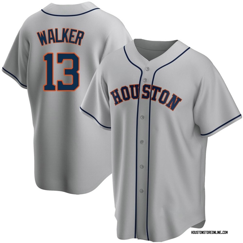 Christian Walker Men's Houston Astros Road Jersey - Gray Replica