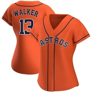 Christian Walker Women's Houston Astros Alternate Jersey - Orange Authentic