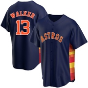 Christian Walker Youth Houston Astros Alternate Jersey - Navy Replica