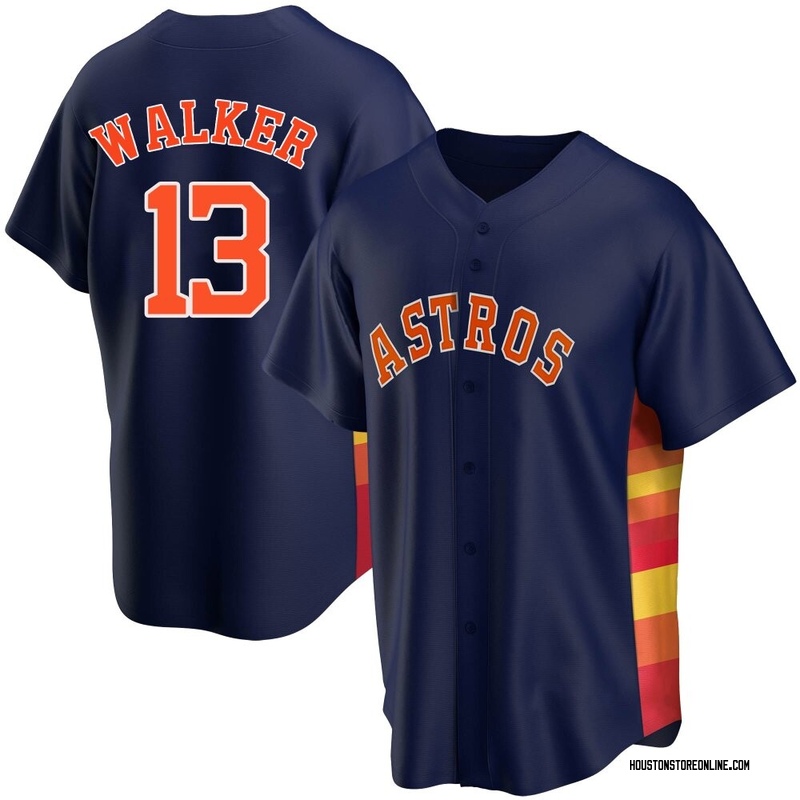 Christian Walker Youth Houston Astros Alternate Jersey - Navy Replica