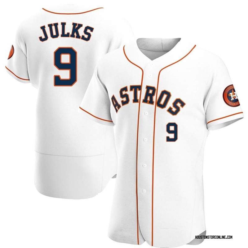 Women's Jim Bouton Houston Astros Replica Black Holographic