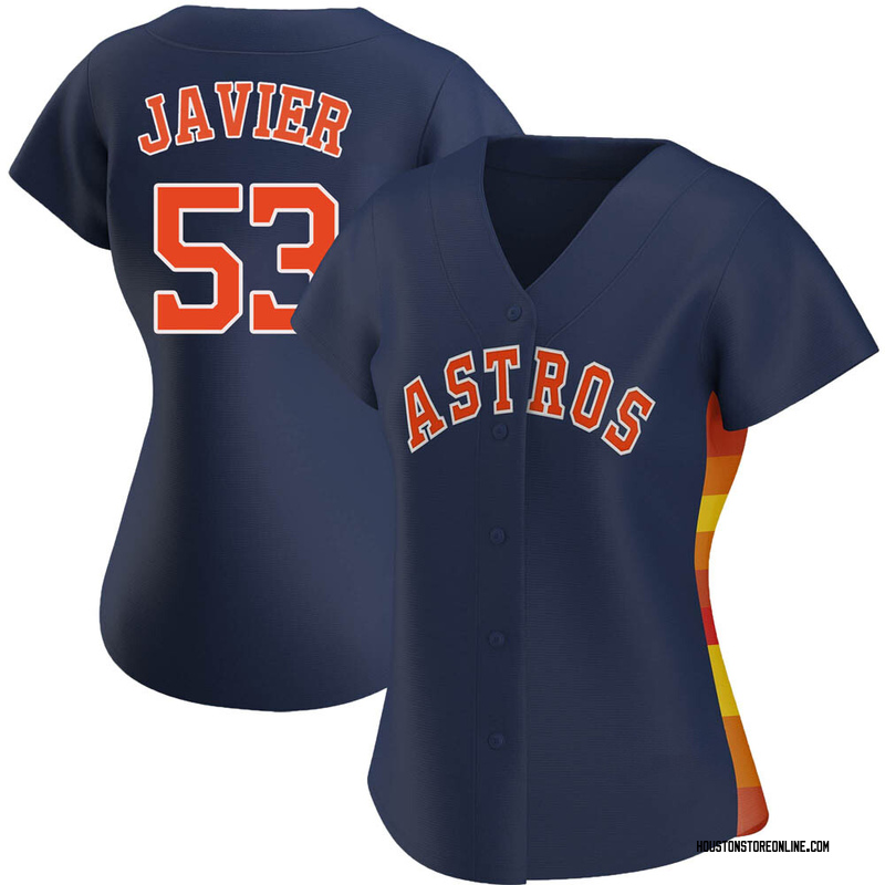 Top-selling Item] Cristian Javier 53 Houston Astros 2023 WoMen - White And  Gold