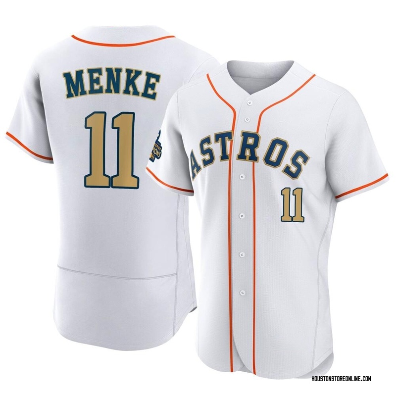 Men's Chas McCormick Houston Astros Replica White Home Cooperstown