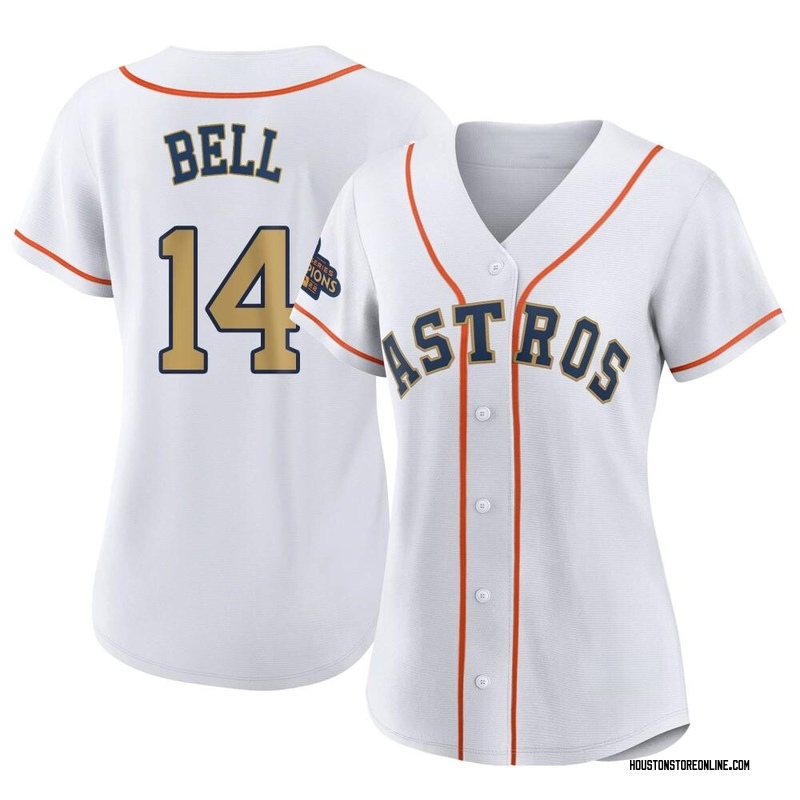 Derek Bell Women's Houston Astros Home Jersey - White Authentic