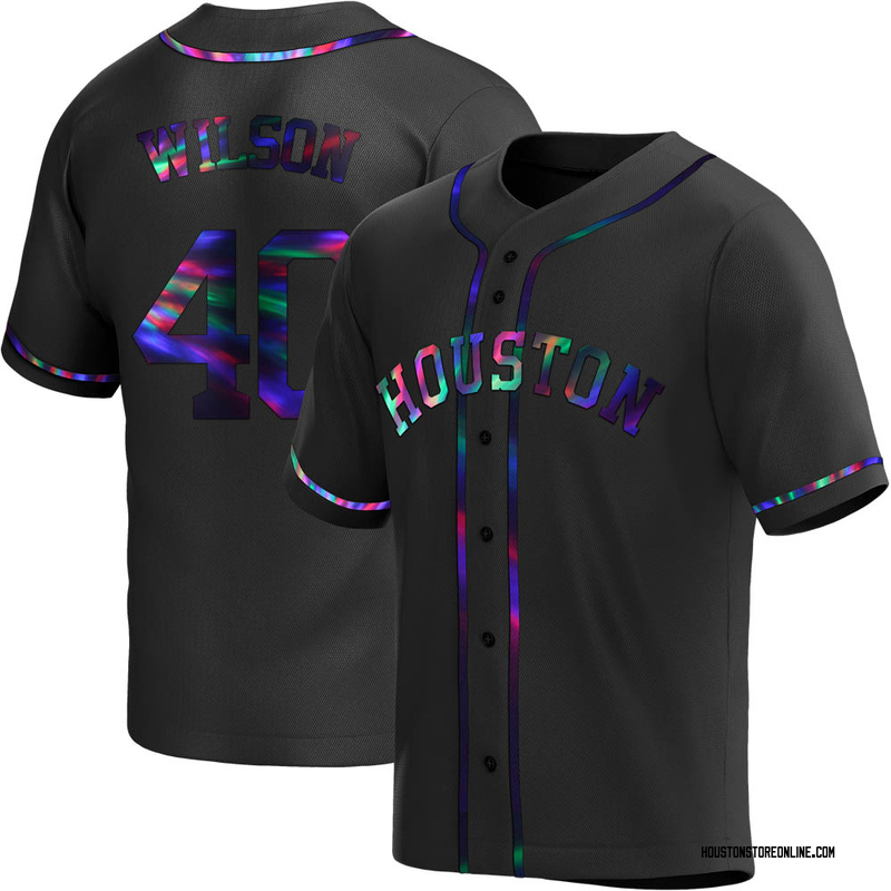 Youth Don Wilson Houston Astros Replica Gray Road Jersey