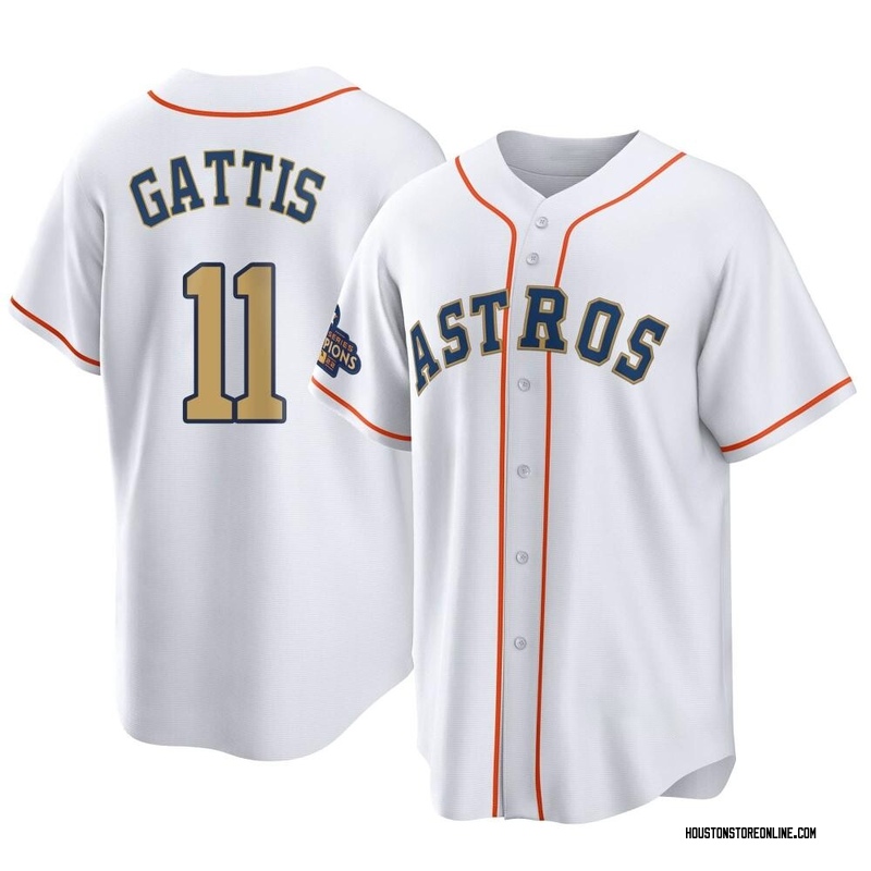 Evan Gattis Men's Houston Astros White 2023 Collection Jersey