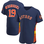 Hayden Wesneski Men's Houston Astros Alternate Jersey - Navy Authentic