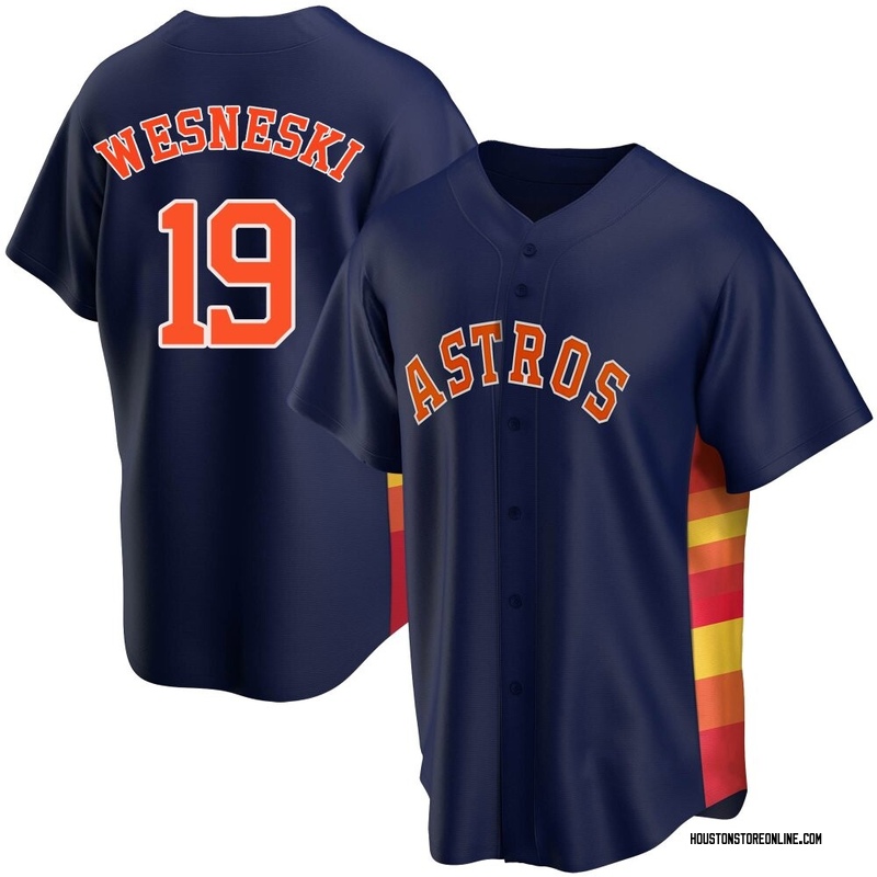 Hayden Wesneski Men's Houston Astros Alternate Jersey - Navy Replica