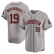 Hayden Wesneski Men's Houston Astros Away Jersey - Gray Limited