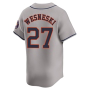 Hayden Wesneski Men's Houston Astros Away Jersey - Gray Limited