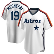 Hayden Wesneski Men's Houston Astros Home Cooperstown Collection Team Jersey - White Replica