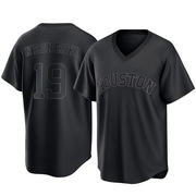 Hayden Wesneski Men's Houston Astros Pitch Fashion Jersey - Black Replica