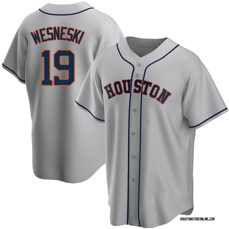 Hayden Wesneski Men's Houston Astros Road Jersey - Gray Replica