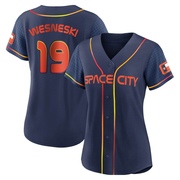 Hayden Wesneski Women's Houston Astros 2022 City Connect Jersey - Navy Authentic