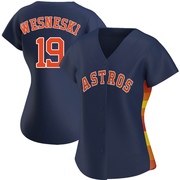 Hayden Wesneski Women's Houston Astros Alternate Jersey - Navy Authentic