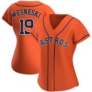 Hayden Wesneski Women's Houston Astros Alternate Jersey - Orange Authentic