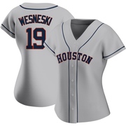 Hayden Wesneski Women's Houston Astros Road 2020 Jersey - Gray Authentic