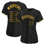 Hayden Wesneski Women's Houston Astros Snake Skin City Jersey - Black Replica