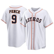 Hunter Pence Men's Houston Astros 2022 World Series Home Jersey - White Replica