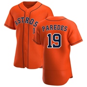 Isaac Paredes Men's Houston Astros Alternate Jersey - Orange Authentic