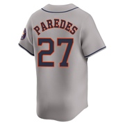 Isaac Paredes Men's Houston Astros Away Jersey - Gray Limited