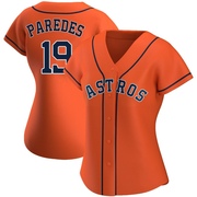 Isaac Paredes Women's Houston Astros Alternate Jersey - Orange Authentic