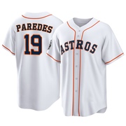 Isaac Paredes Youth Houston Astros 2022 World Series Home Jersey - White Replica