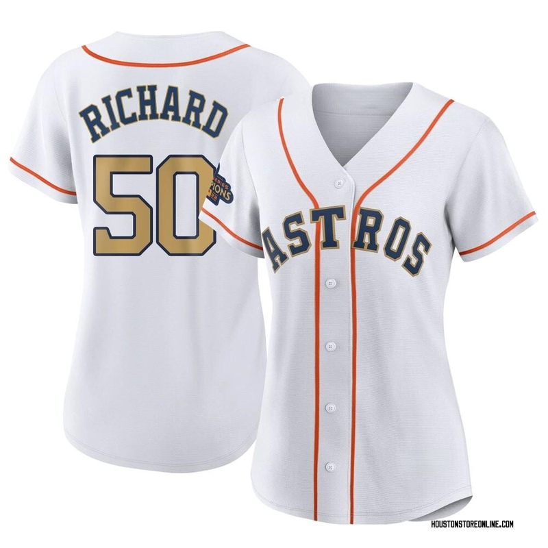 Men's J.R. Richard Houston Astros Replica White Home Cooperstown Collection  Jersey