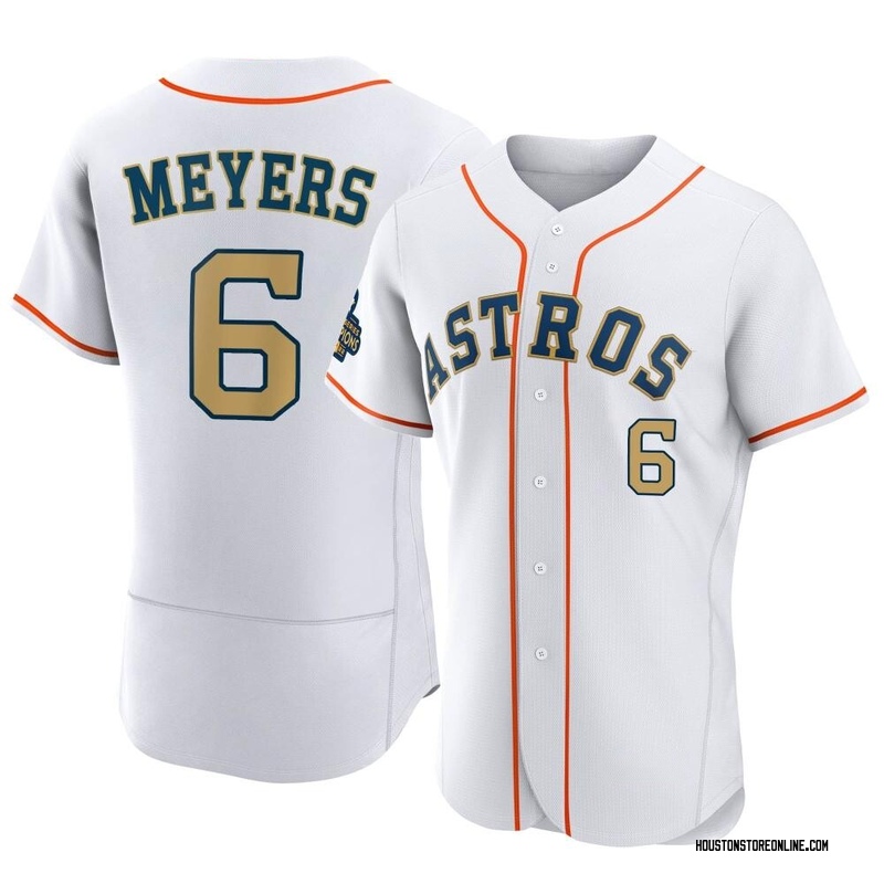 Youth Jake Meyers Houston Astros Replica White Home Cooperstown