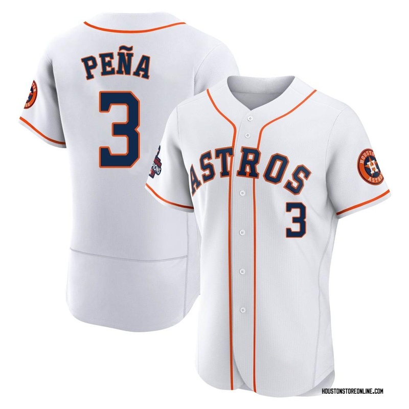 Men's Jeremy Pena Houston Astros Authentic White Home Jersey