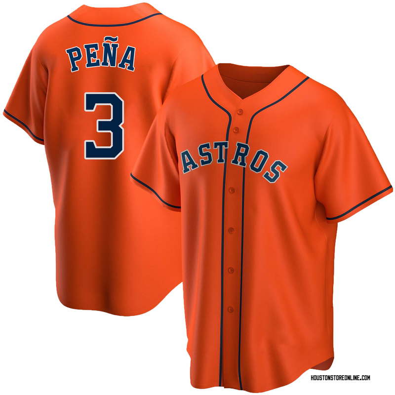 Youth Houston Astros Jeremy Peña Nike White/Gold 2023 Gold Collection  Replica Player Jersey