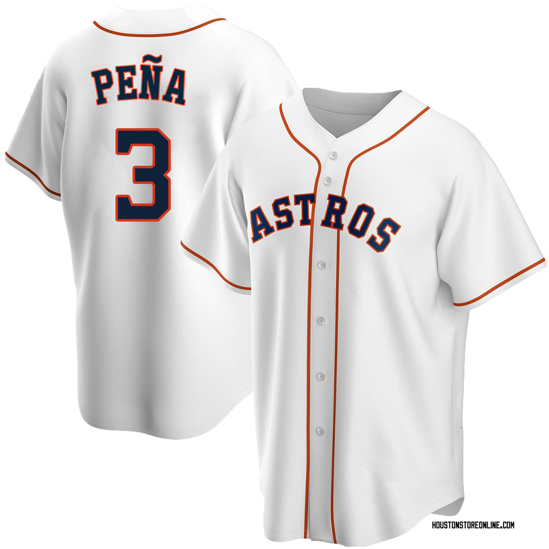 Jeremy Pena Youth Houston Astros Home Jersey - White Replica