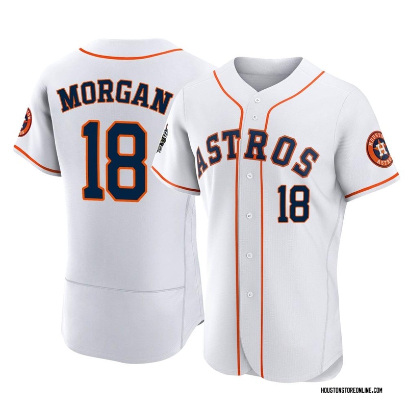 Men's Joe Morgan Houston Astros Authentic White Home Jersey