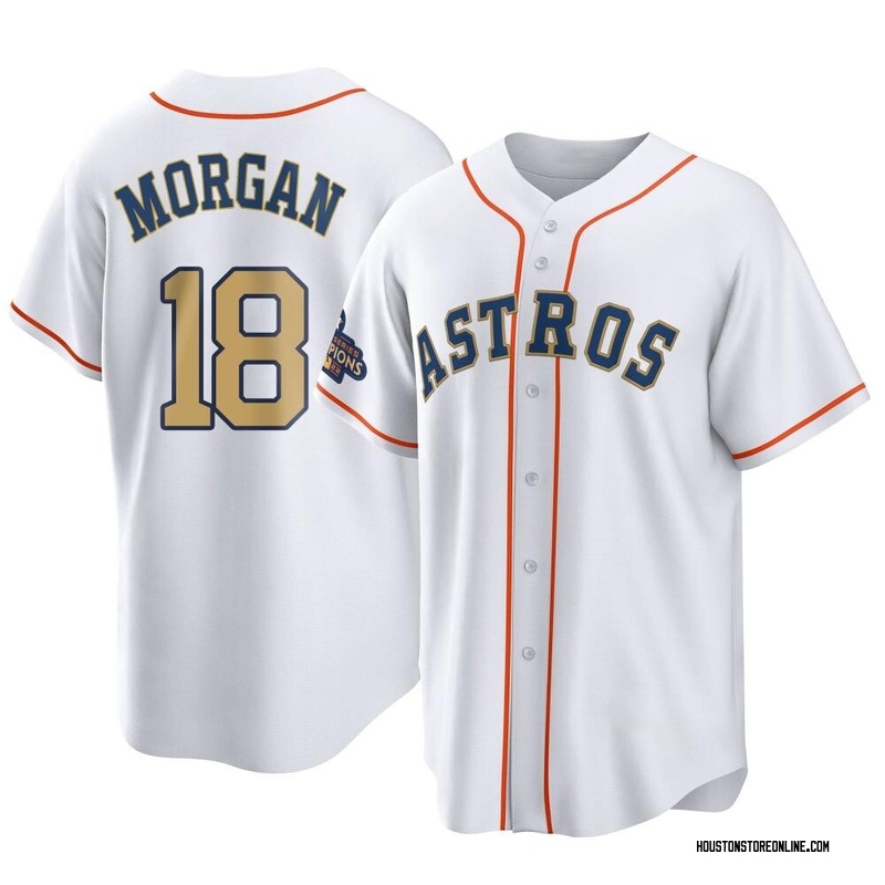 Men's Joe Morgan Houston Astros Authentic Navy Alternate Jersey