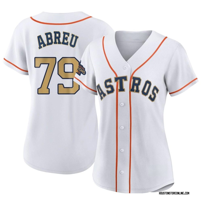 Women's Jose Abreu Houston Astros Authentic Gold White 2023 Collection  Jersey